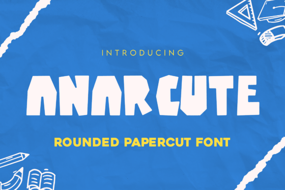 Anarcute: A Playful Display Font for Campaign Headlines