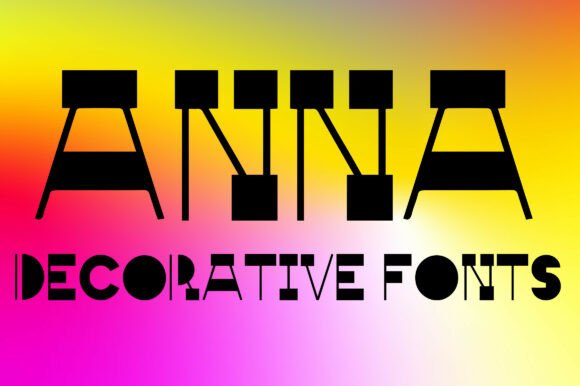 Anna: A Bold Decorative Font for Handmade Labels & Printables