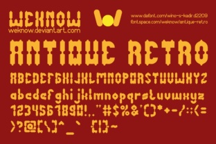 Antique Retro Font: Your Go-To Display Typeface for Playful Campaigns