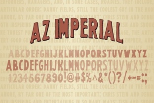 AZ Imperial: The Retro Serif That Makes Your Campaign Instantly Recognizable
