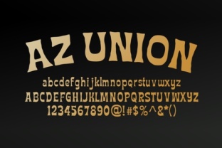 AZ Union: A Retro Sans Serif That Feels Like Vintage Tin