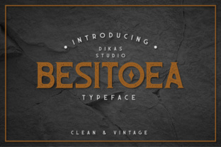Besitoea: A Vintage-Inspired Serif Font for Distinctive Web Design