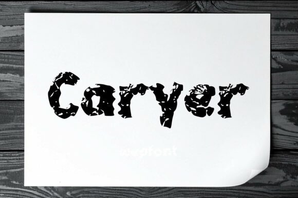 Caryer: A Bold Display Font That Elevates Real Small Business Branding