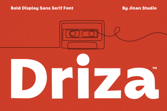 Driza: A Bold, Rounded Sans Serif for Editorial Impact