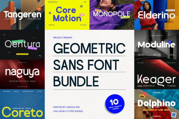 Geometric Sans Bundle: A Modern Typeface for Editorial Clarity