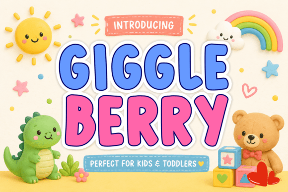 Giggleberry: A Playful Display Font Worth Testing