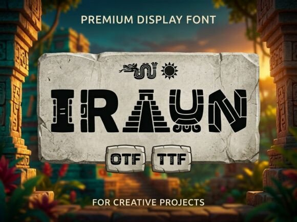 Irayn: A Display Font That Anchors Editorial Mood
