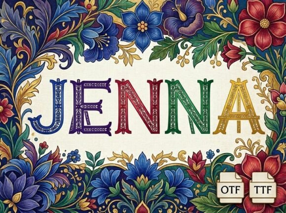 Jenna: A Display Font That Commands Attention