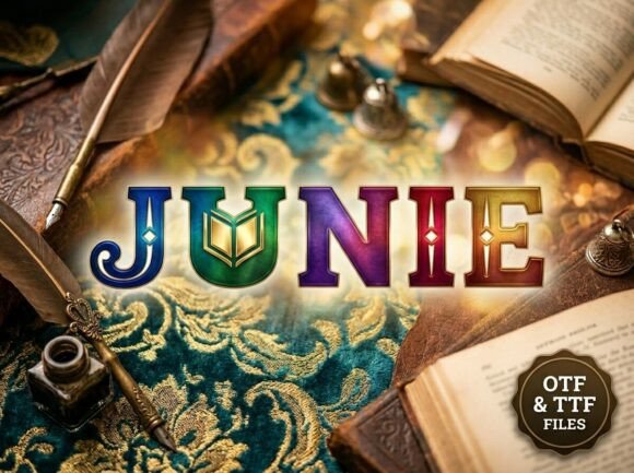 Junie: A Bold Display Font That Elevates Digital Branding