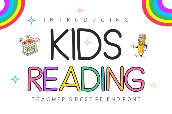 Kids Reading Font: Friendly, Clean & Perfect for Small Business Branding