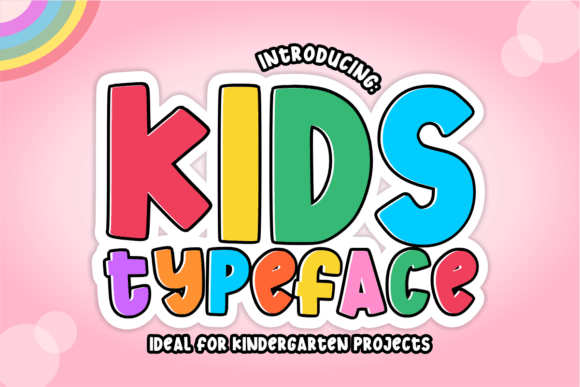 Kidstypeface: A Playful Display Font for Digital Brands