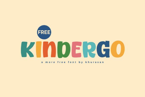 Kindergo: A Playful Display Typeface for Digital Brands