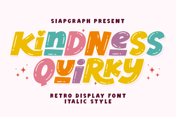 Kindness Quirky Italic: A Playful Display Font for Scroll-Stopping Campaigns