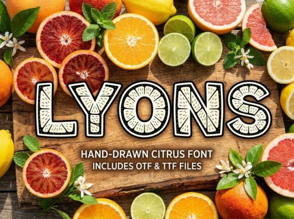 Lyons: A Decorative Typeface That Commands Attention