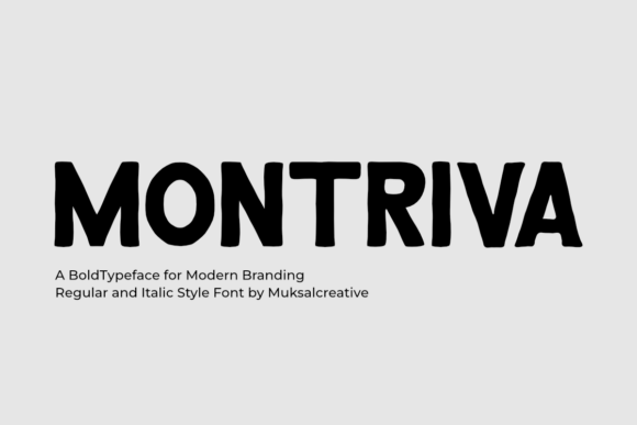 Montriva: A Confident, Humanist Sans Serif for Digital Branding