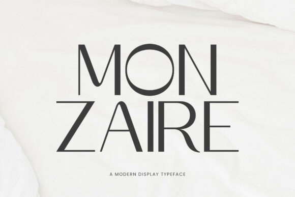 Monzaire: A Modern Display Typeface for Small Business Branding
