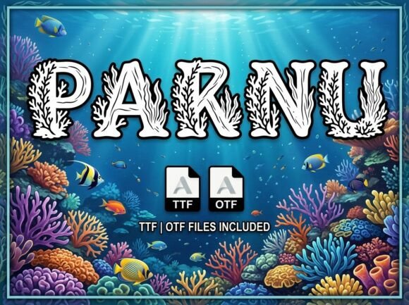 Parnu: A Decorative Display Font That Commands Attention