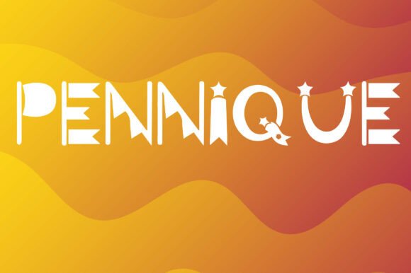 Pennique: A Playful Display Font for Editorial Charm