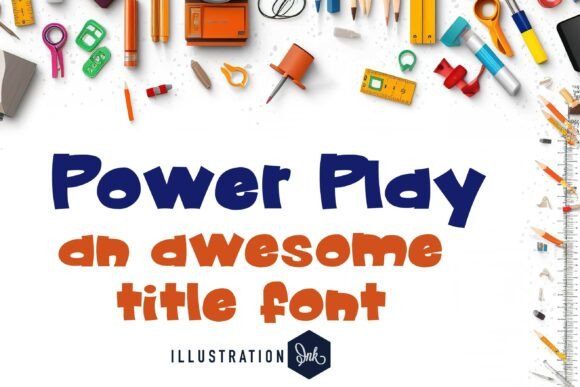 Power Play: A Bold Sans Serif Font for Small Business Branding
