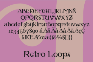 Retro Loops: A Playful Display Font for Digital Branding