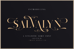 Salvalyn: A Serif Font That Makes Your Brand Feel Thoughtful & Timeless