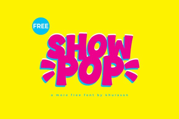 Showpop: A Modern Display Font for Editorial Charm