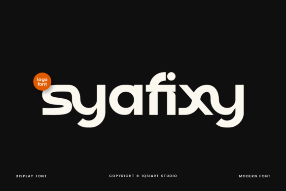 Syafixy: A Bold, Grounded Display Typeface for Thoughtful Editorial Design