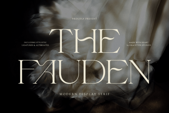 The Fauden: A Display Serif That Elevates Real Branding Work