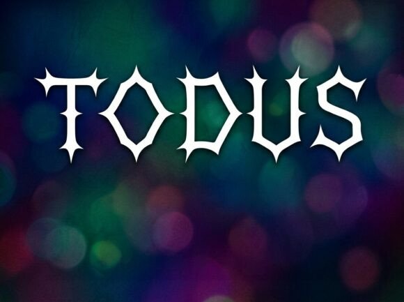 Todus: A Decorative Display Font That Elevates Real Branding