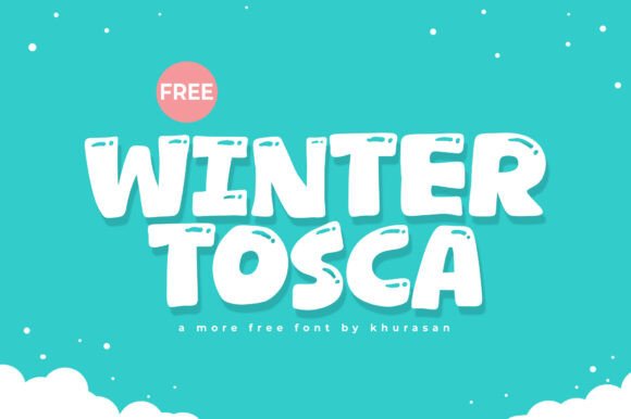 Winter Tosca Font: A Playful Bubble Typeface for Cozy Branding